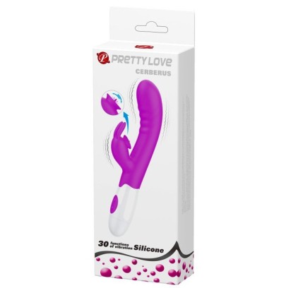 Vibro Rabbit Cerberus Pretty Love 21cm Violet