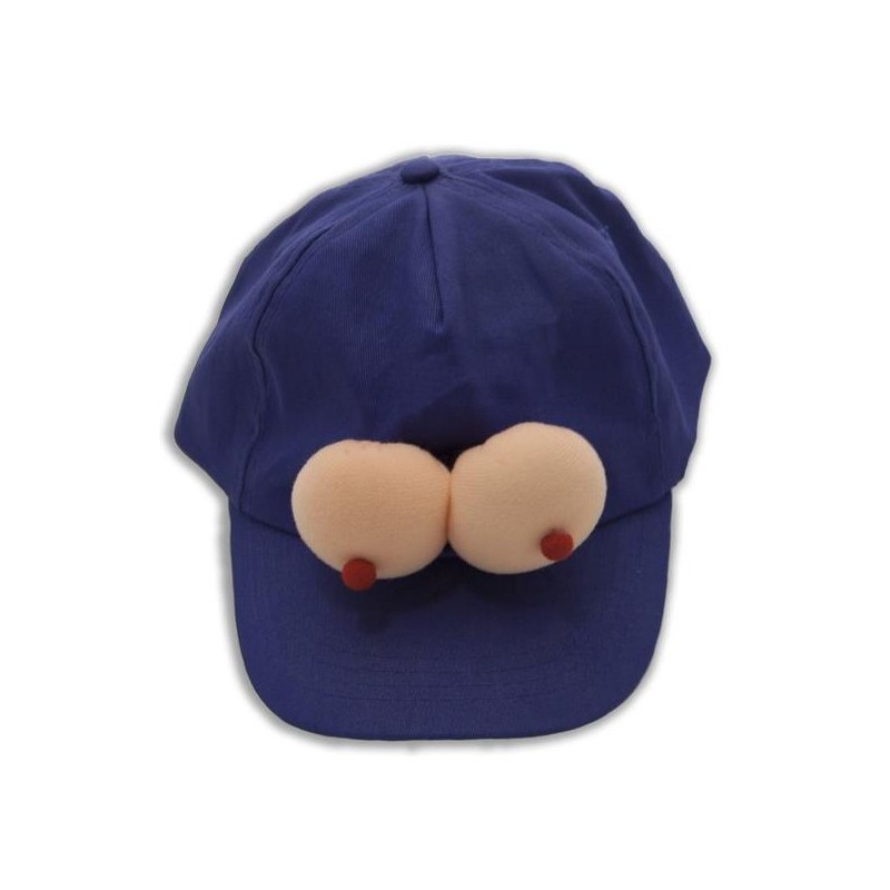 Casquette Bleue avec Seins