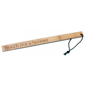 Paddle en bambou Teach Me a Lesson 40cm- Fouets