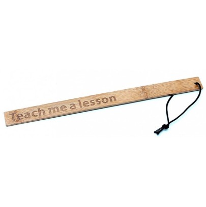 Paddle en bambou Teach Me a Lesson 40cm- Fouets