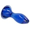 Plug en verre Follower Bleu 9 x 3.5cm