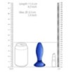 Plug en verre Follower Bleu 9 x 3.5cm