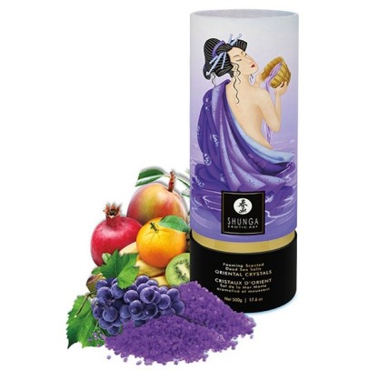 Cristaux de Bain FRUITS EXOTIQUES Shunga 500g- GEL DOUCHE en stock sur Fun et plaisirs