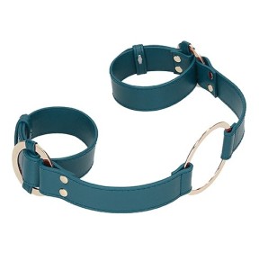 Menottes pour poignets avec Anneaux Halo Bleu- Bondage & Attaches en stock sur Fun et plaisirs