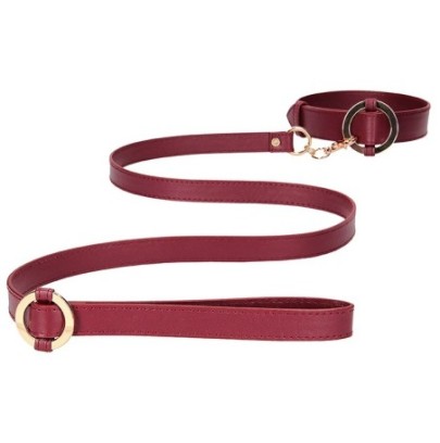 Collier-Laisse Halo Col Rouge- Colliers & Laisses en stock sur Fun et plaisirs