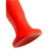 Gode long Stretch Worm N°1 - 39 x 3cm Rouge