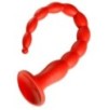 Gode long Stretch Worm N°2 - 40 x 4cm Rouge