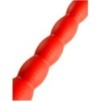 Gode long Stretch Worm N°4 - 50 x 5.2cm Rouge