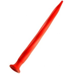 Gode long Stretch Worm N°5 - 64 x 5.2cm Rouge- Gros Gode - Longueur + de 40cm en stock sur Fun et plaisirs