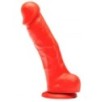 Gode en silicone Stretch N°1 - 14 x 3.7cm Rouge