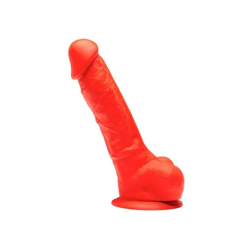 Gode en silicone Stretch N°2 - 17 x 4.3cm Rouge