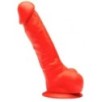 Gode en silicone Stretch N°2 - 17 x 4.3cm Rouge