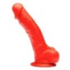 Gode en silicone Stretch N°3 - 19 x 4.8cm Rouge