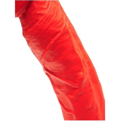 Gode en silicone Stretch N°4 - 23 x 5.2cm Rouge