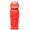 Gode en silicone Stretch N°5X - 27 x 8cm Rouge