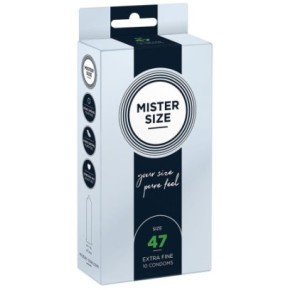 Préservatifs MISTER SIZE 47mm x10- PRESERVATIF MY SIZE en stock sur Fun et plaisirs