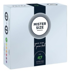 Préservatifs MISTER SIZE 47mm x36- PRESERVATIF MY SIZE en stock sur Fun et plaisirs