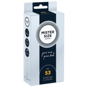 Préservatifs MISTER SIZE 53mm x10- PRESERVATIF MY SIZE en stock sur Fun et plaisirs