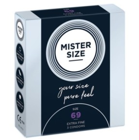 Préservatifs MISTER SIZE 69mm x3- PRESERVATIF MY SIZE en stock sur Fun et plaisirs