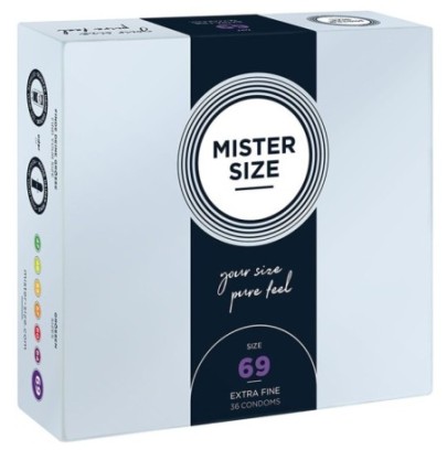 Préservatifs MISTER SIZE 69mm x36- PRESERVATIF MY SIZE en stock sur Fun et plaisirs