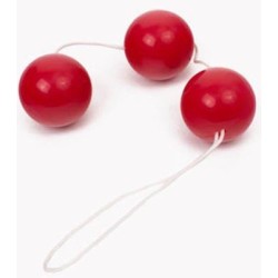 Triple Boules de Geisha Rouge 3.5 cm- Boules de Geisha en stock sur Fun et plaisirs