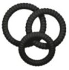 Lot de 3 cockrings silicone Lust Noirs