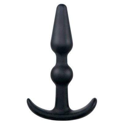 Plug en silicone Anchor 9 x 2cm- PLUG ANAL SILICONE en stock sur Fun et plaisirs