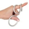 Lot de 3 cockrings Silicone Thin Ring Gris