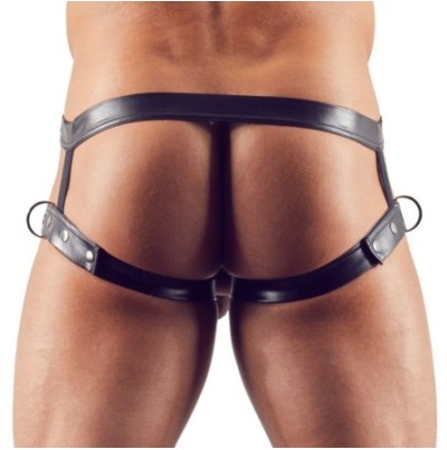 Jockstrap Effet Harnais Noir