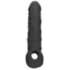 Gaine de pénis Realrock Curve 17 x 4.5cm Noire