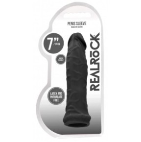 Gaine de pénis Realrock 16 x 4cm Noire