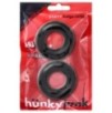 Lot de 2 cockrings Stiffy Bulge Noirs