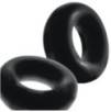 Lot de 2 cockrings Stiffy Bulge Noirs