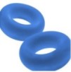 Lot de 2 cockrings Stiffy Bulge Bleus