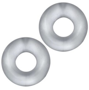 Lot de 2 cockrings Stiffy Bulge Transparents- Cockrings Flexibles en stock sur Fun et plaisirs