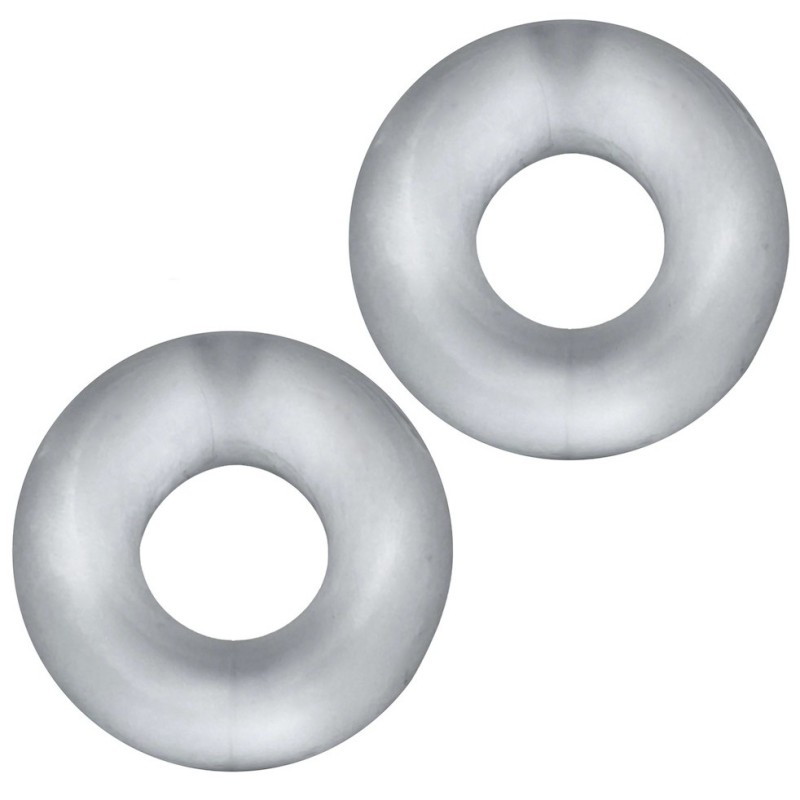 Lot de 2 cockrings Stiffy Bulge Transparents