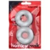 Lot de 2 cockrings Stiffy Bulge Transparents