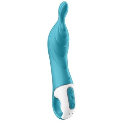 Stimulateur Point G A-mazing 2 Satisfyer Bleu- Vibromasseurs Design en stock sur Fun et plaisirs