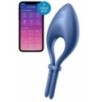 Cockring vibrant connecté Bullseye Satisfyer Bleu