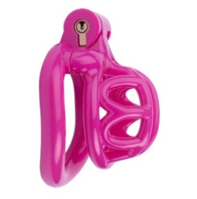 Cage de chasteté courte Lyfy 4 x 3.3cm Rose- Cages de Chasteté en stock sur Fun et plaisirs