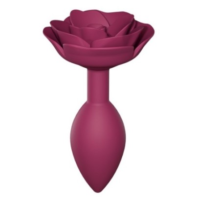 Plug anal bijou Open Roses M 8 x 3.3cm Rose- Bijoux Anal en stock sur Fun et plaisirs