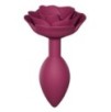 Plug anal bijou Open Roses M 8 x 3.3cm Rose