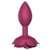 Plug anal bijou Open Roses M 8 x 3.3cm Rose