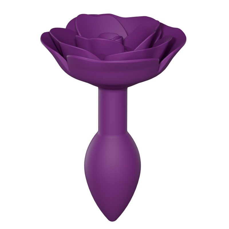 Plug anal Bijou Open Roses S 8 x 2.9cm Violet