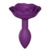 Plug anal Bijou Open Roses S 8 x 2.9cm Violet