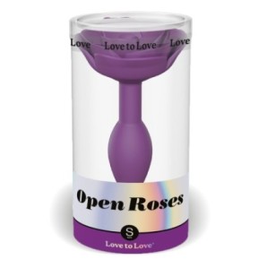 Plug anal Bijou Open Roses S 8 x 2.9cm Violet