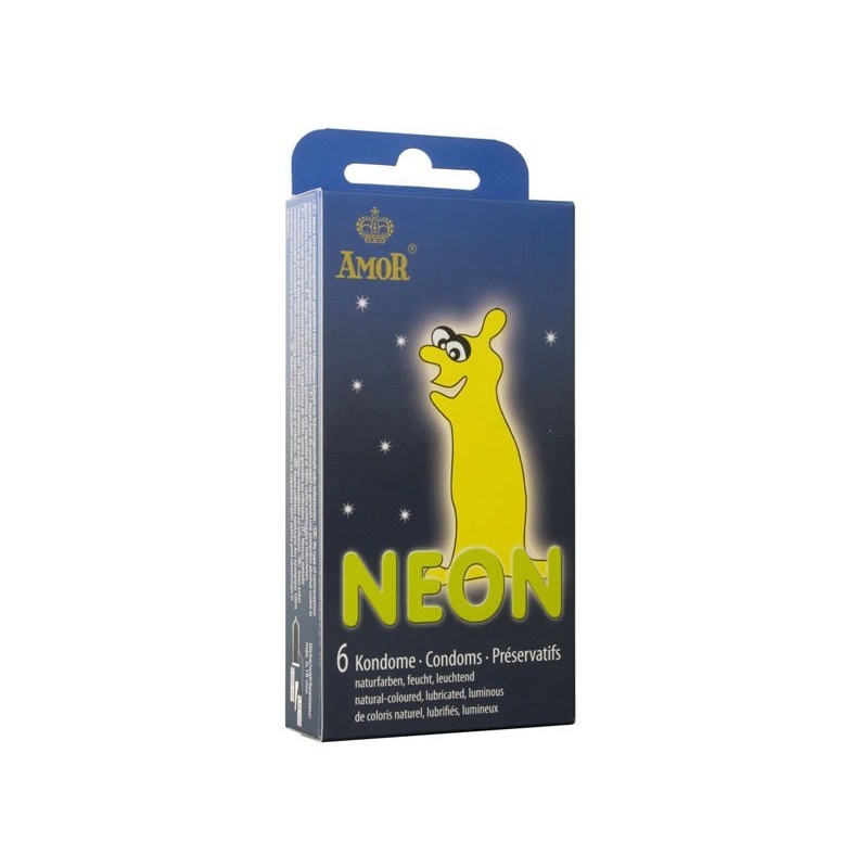 Préservatifs Neon Phosphorescent x6