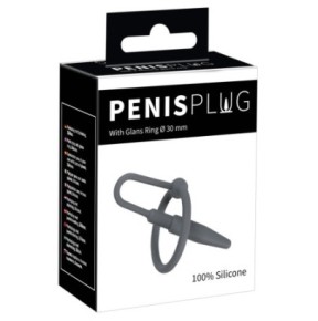 Plug Penis Silicone avec Anneau 5.5cm - Diamètre 8mm