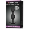 Double Heavy Balls Silicone Butt Plug 12.5 x 3.3 cm