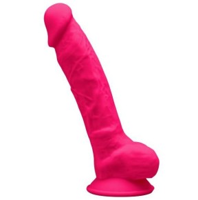 Gode Silexd Modèle 1 - 7" - 14 x 3.5cm Rose- GODE EN SILICONE en stock sur Fun et plaisirs